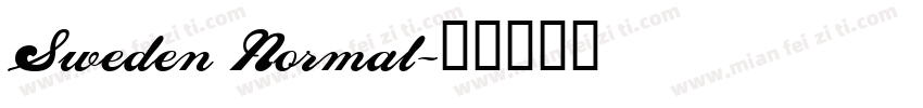 Sweden Normal字体转换